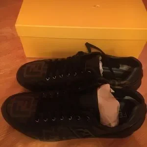 Fendi | Shoes | Fendi Lowtop Sneakers In Brown And Black 